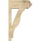 Ekena Millwork Funston Arts & Crafts Rough Sawn Outlooker, Douglas Fir, 8"W x 18"D x 30"H OUT08X18X30FST03RDF - alternate 4